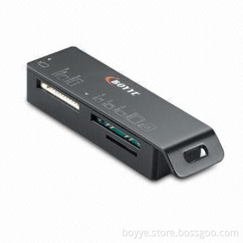 All-in-one Card Reader with Plug-and-play Function, Supports MS/MS Pro/MSMG Puo/MSMGDuo/M2/SD/MMC/Mi